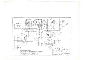 HMV 606RG schematic circuit diagram