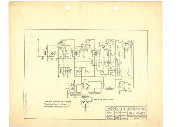 Akrad 518 schematic circuit diagram