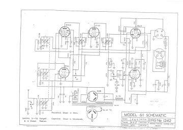 Akrad 611 schematic circuit diagram