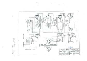 Akrad 6W0 schematic circuit diagram