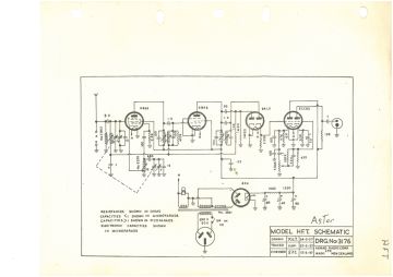 Astor HFT schematic circuit diagram