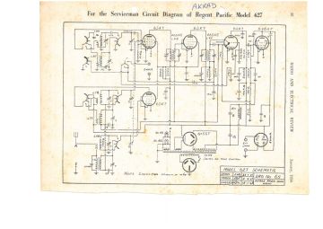 Akrad 627 schematic circuit diagram