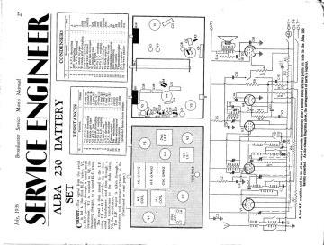 Alba 230 schematic circuit diagram