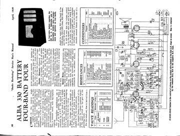 Alba 330 schematic circuit diagram