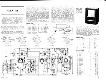 Alba 461 schematic circuit diagram