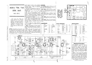 Alba 730 schematic circuit diagram