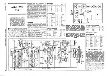 Alba 755 schematic circuit diagram