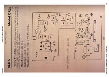 Alba CR27 schematic circuit diagram