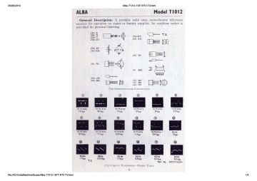 Alba T1012 schematic circuit diagram