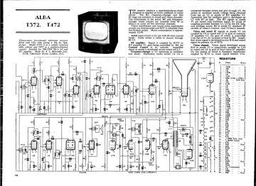 Alba T472 schematic circuit diagram