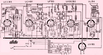 Alfa Alfetta schematic circuit diagram