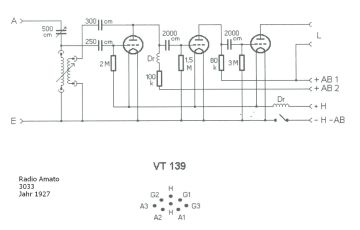 Amato 3033 schematic circuit diagram