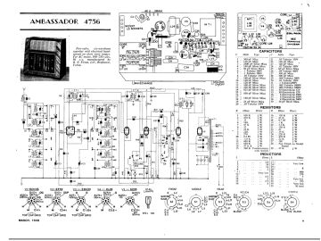 Ambassador 4756 schematic circuit diagram