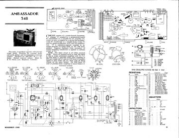 Ambassador 548 schematic circuit diagram