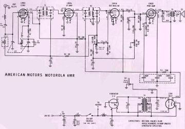AmericanMotors 6MR schematic circuit diagram