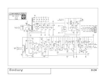 Ampeg AC12 schematic circuit diagram