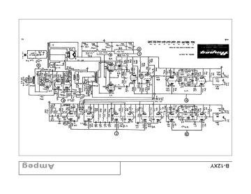 Ampeg B12XY schematic circuit diagram