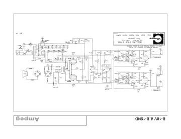 Ampeg B18V schematic circuit diagram