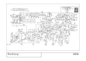 Ampeg B22X schematic circuit diagram