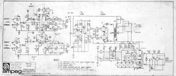 Ampeg B25B schematic circuit diagram