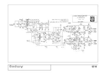 Ampeg B25 schematic circuit diagram