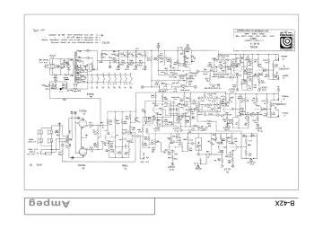 Ampeg B42X schematic circuit diagram