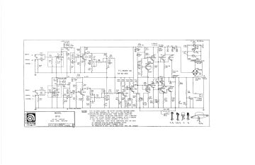 Ampeg BT15 schematic circuit diagram