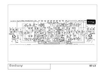 Ampeg ET2B schematic circuit diagram
