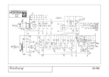 Ampeg GU12 schematic circuit diagram