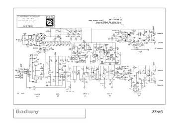 Ampeg GV22 schematic circuit diagram