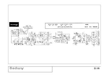 Ampeg M15 schematic circuit diagram