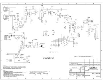 Ampeg PWA schematic circuit diagram