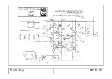 Ampeg SBT schematic circuit diagram