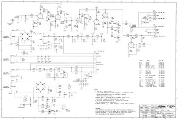 Ampeg VL501 schematic circuit diagram