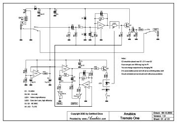 Anubics TremoloOne schematic circuit diagram