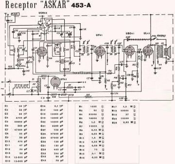 Askar 453A schematic circuit diagram