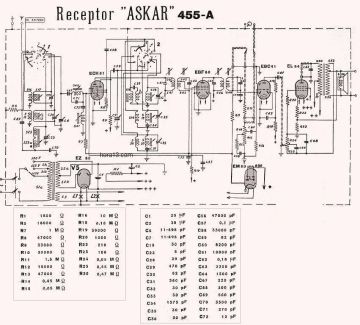 Askar 455A schematic circuit diagram
