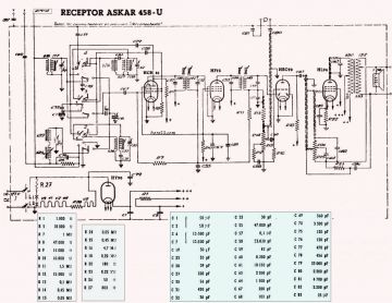 Askar 458U schematic circuit diagram