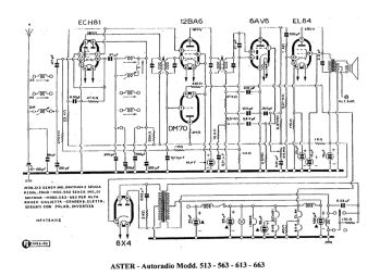 Aster 613 schematic circuit diagram