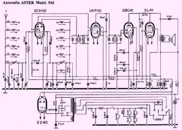 Aster 516 schematic circuit diagram