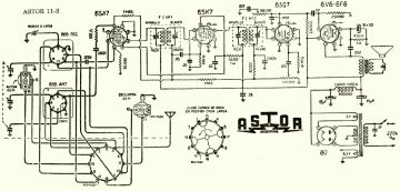 Astor 11S schematic circuit diagram