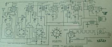 Astor 7S schematic circuit diagram