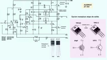 Audinac AT510 schematic circuit diagram