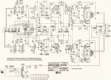 Audinac CX2000 schematic circuit diagram
