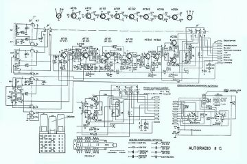 Autoradio 8C schematic circuit diagram