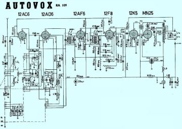 Autovox RA109 schematic circuit diagram