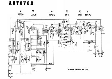 Autovox RA110 schematic circuit diagram