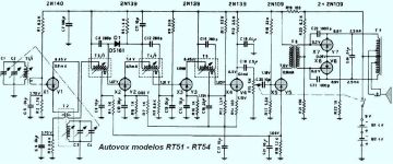 Autovox RT54 schematic circuit diagram