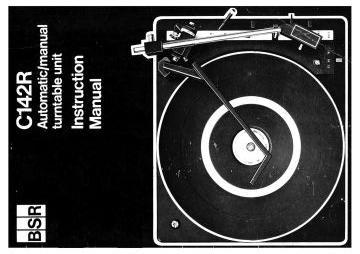 BSR-C142-1972.Turntable.OwnersManual preview
