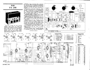 BSR PA20B schematic circuit diagram